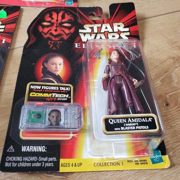 Lot of 7 Star Wars Episode 1 Action Figure Hasbro 1998 1995 NIP Collectibles - Picture 5 of 16